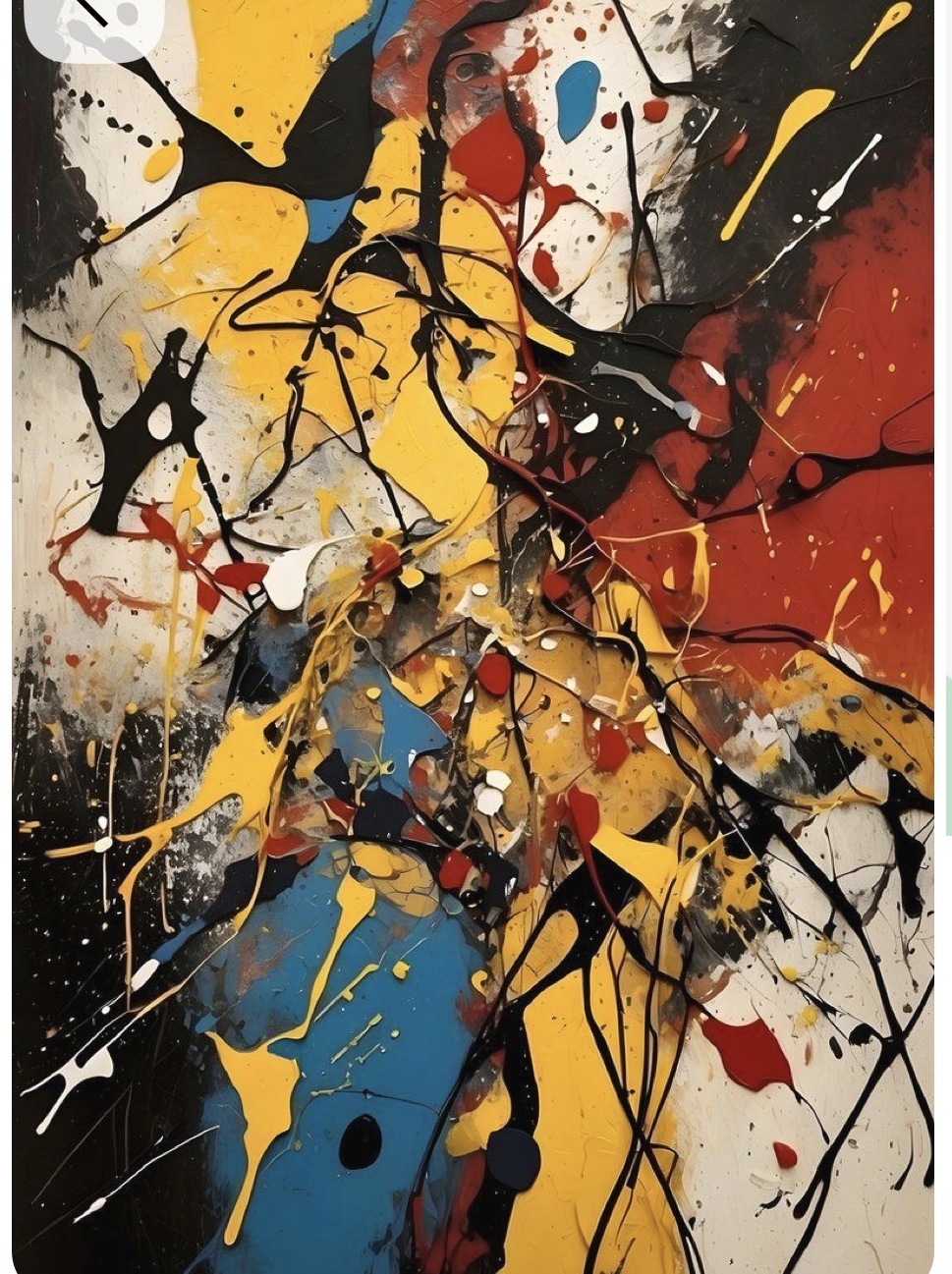 Voorbeeld van moderne abstracte kunst 3
