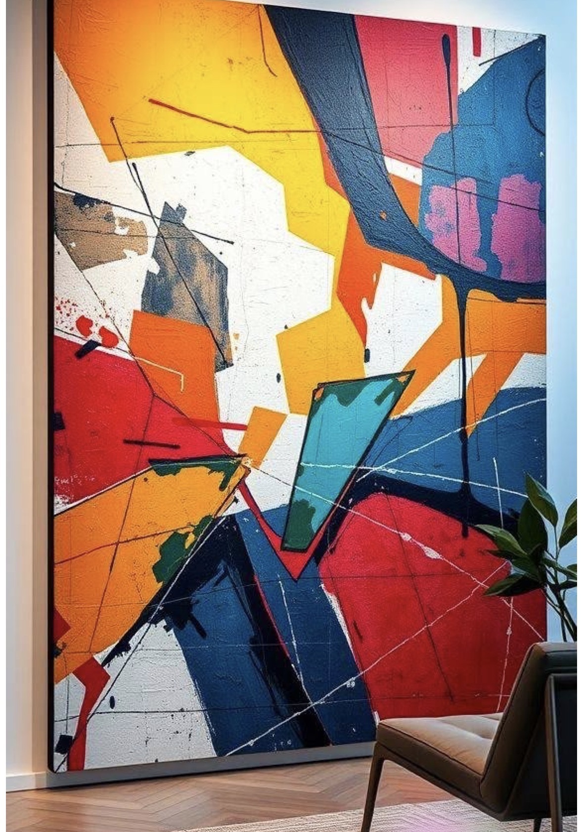 Voorbeeld van moderne abstracte kunst 5