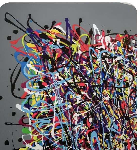 Voorbeeld van moderne abstracte kunst 8